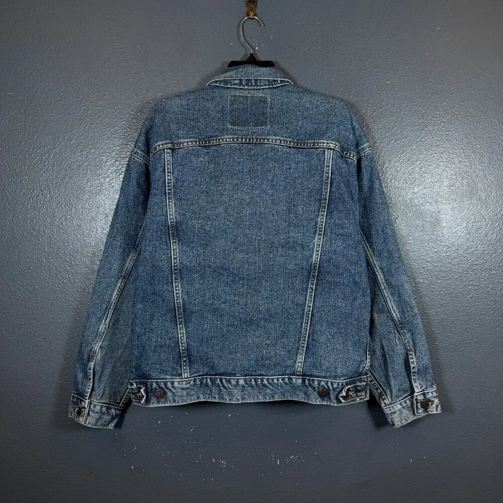 Levi’s M men’s blue denim vintage jacket bomber 90’s